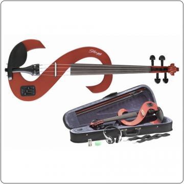 Stagg EVN 4/4 TR - Set vioara silentioasa - Pret | Preturi Stagg EVN 4/4 TR - Set vioara silentioasa