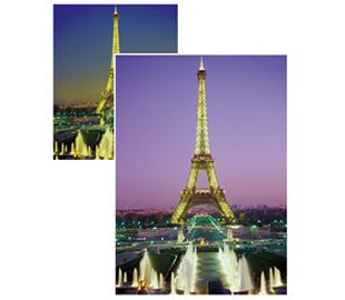 Puzzle fluorescent Clementoni 1000 Tour Eiffel, Paris - Pret | Preturi Puzzle fluorescent Clementoni 1000 Tour Eiffel, Paris