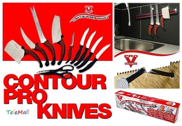 Setul de cutite ’’Contour Pro Knives’’ nu trebuie sa lipsesca din bucataria Dumneavostra! - Pret | Preturi Setul de cutite ’’Contour Pro Knives’’ nu trebuie sa lipsesca din bucataria Dumneavostra!