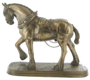 Shire Horse, Cold Cast Bronze Sculpture by Beauchamp Bronze - Pret | Preturi Shire Horse, Cold Cast Bronze Sculpture by Beauchamp Bronze