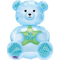 Balon folie metalizata URSULETUL TEDDY BLEU ITs A BOY 48x61cm - Pret | Preturi Balon folie metalizata URSULETUL TEDDY BLEU ITs A BOY 48x61cm