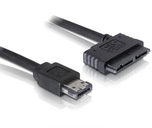 Cablu eSATAp la micro SATA 16 pini 1M, Delock 84416 - Pret | Preturi Cablu eSATAp la micro SATA 16 pini 1M, Delock 84416