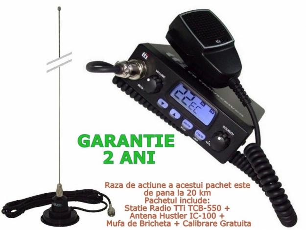 Super Oferta Statie TTi TCB-550 ASC + Antena Hustler IC-100 Magnetica 321 Lei - Pret | Preturi Super Oferta Statie TTi TCB-550 ASC + Antena Hustler IC-100 Magnetica 321 Lei