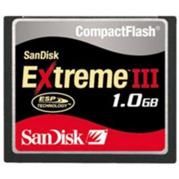 Card memorie SanDisk Compact Flash Extreme III 1GB - Pret | Preturi Card memorie SanDisk Compact Flash Extreme III 1GB