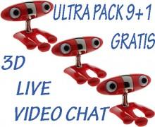 Pachet PROMO - LIVE VIDEO CHAT ULTRA PACK -10 Camere Minoru 3d (9+1 gratis) - Pret | Preturi Pachet PROMO - LIVE VIDEO CHAT ULTRA PACK -10 Camere Minoru 3d (9+1 gratis)