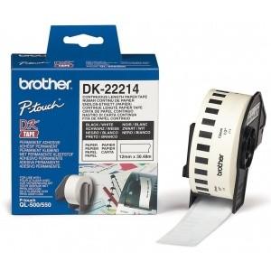 Banda continua de hartie 12mm Brother DK22214 - Pret | Preturi Banda continua de hartie 12mm Brother DK22214