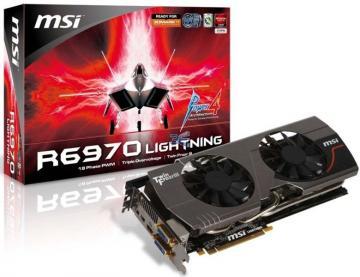 MSI ATI Radeon HD 6970 Lightning, PCI-E, 2GB DDR5, 256biti + Transport Gratuit - Pret | Preturi MSI ATI Radeon HD 6970 Lightning, PCI-E, 2GB DDR5, 256biti + Transport Gratuit