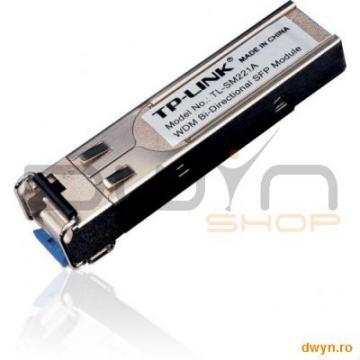 Modul SFP 100 Base-BX WDM Bi-Directional, conector LC, TX:1550nm/RX:1310nm, single-mode, 10km, TP-LI - Pret | Preturi Modul SFP 100 Base-BX WDM Bi-Directional, conector LC, TX:1550nm/RX:1310nm, single-mode, 10km, TP-LI