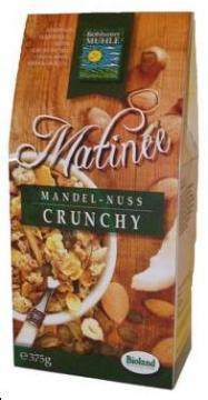 Musli crunchy bio Matinee cu migdale - Pret | Preturi Musli crunchy bio Matinee cu migdale