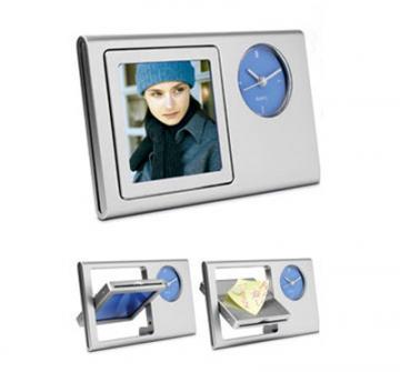 Ceas de birou cu rama foto si loc pentru notite - Pret | Preturi Ceas de birou cu rama foto si loc pentru notite