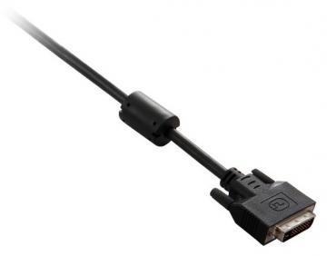 Cablu video DVI dual link, tata-tata, 2m, negru, V7 (V7E2DVI-02M-BLK) - Pret | Preturi Cablu video DVI dual link, tata-tata, 2m, negru, V7 (V7E2DVI-02M-BLK)