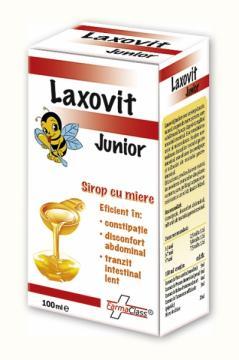 Laxovit Junior Sirop cu Miere 100ml - Pret | Preturi Laxovit Junior Sirop cu Miere 100ml