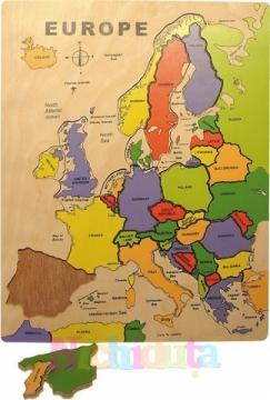 Puzzle incastru Europa - Pret | Preturi Puzzle incastru Europa