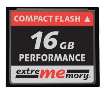 Card de memorie Compact Flash 16GB Extrememory Performance 120x Blister - Pret | Preturi Card de memorie Compact Flash 16GB Extrememory Performance 120x Blister