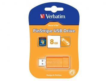 Pen Flash 8GB PinStripe, 10Mb/sec citire, 4MB/sec scriere, USB2.0, portocaliu, Verbatim (47389) - Pret | Preturi Pen Flash 8GB PinStripe, 10Mb/sec citire, 4MB/sec scriere, USB2.0, portocaliu, Verbatim (47389)