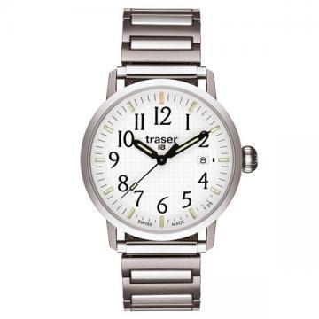 Traser Classic Basic White Steel - Pret | Preturi Traser Classic Basic White Steel