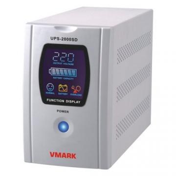 UPS V-Mark 2000VA, LCD, Power Management, UPS-2000DS - Pret | Preturi UPS V-Mark 2000VA, LCD, Power Management, UPS-2000DS