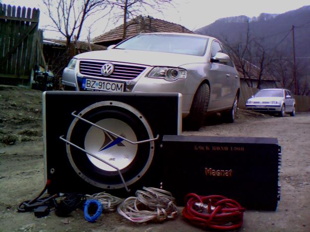 Vand Subwoofer JVC 1600W + Amp Magnat  2000W - Pret | Preturi Vand Subwoofer JVC 1600W + Amp Magnat  2000W