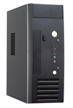 Carcasa Chieftec BRAVO Combi DeskTower (USB/Audio), 300W SFX PSU, mATX, 2x3.5 1x2.5 internal bays, Black, CS-03B-B - Pret | Preturi Carcasa Chieftec BRAVO Combi DeskTower (USB/Audio), 300W SFX PSU, mATX, 2x3.5 1x2.5 internal bays, Black, CS-03B-B
