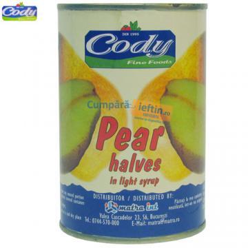 Compot de pere jumatati Cody 400 gr - Pret | Preturi Compot de pere jumatati Cody 400 gr