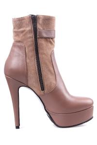 Botine Nude Bej Inchis - Pret | Preturi Botine Nude Bej Inchis