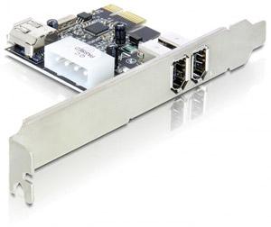 Placa PCI Express 3 porturi FireWire A, Delock 89213 - Pret | Preturi Placa PCI Express 3 porturi FireWire A, Delock 89213