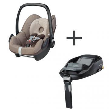 Maxi Cosi - Cosulet Auto Pebble + Baza FamilyFix - Pret | Preturi Maxi Cosi - Cosulet Auto Pebble + Baza FamilyFix