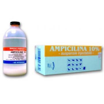 Medicament Ampicilina 10% pentru uz veterinar - Pret | Preturi Medicament Ampicilina 10% pentru uz veterinar