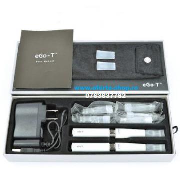 Kit original tigara electronica Ego-T Joyetech Alb White - Pret | Preturi Kit original tigara electronica Ego-T Joyetech Alb White