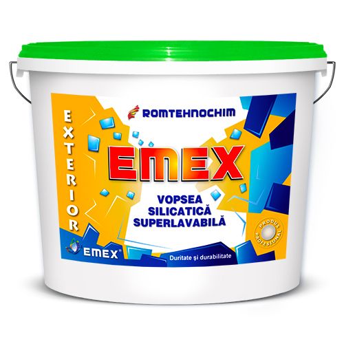 Vopsea Lavabila Silicatica Exterior EMEX - Pret | Preturi Vopsea Lavabila Silicatica Exterior EMEX