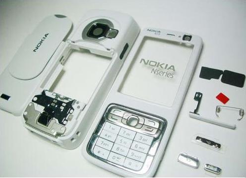 Carcasa Nokia N73 White ( Alba ) ORIGINALA COMPLETA - Pret | Preturi Carcasa Nokia N73 White ( Alba ) ORIGINALA COMPLETA