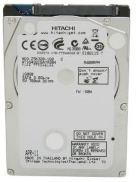 HDD 160GB SATA, 5400rpm, 2.5", Travelstar Z5K320 Hitachi - Pret | Preturi HDD 160GB SATA, 5400rpm, 2.5", Travelstar Z5K320 Hitachi