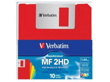 Dischete VERBATIM 3.5" Data Life Colour, 1.44 Mb, 10 buc/set (45215) - Pret | Preturi Dischete VERBATIM 3.5" Data Life Colour, 1.44 Mb, 10 buc/set (45215)