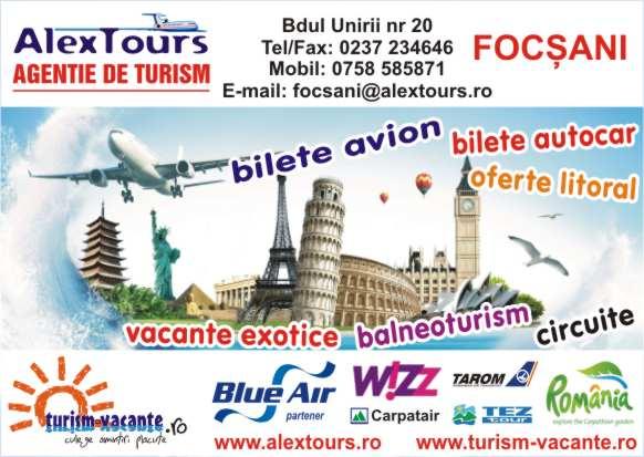 Bilete de Avion in Focsani | Agentie de Turism - Pret | Preturi Bilete de Avion in Focsani | Agentie de Turism