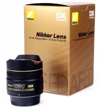 Nikon AF 10.5mm f/2.8G ED DX fisheye - Pret | Preturi Nikon AF 10.5mm f/2.8G ED DX fisheye