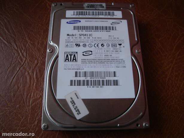 Hard disk 3.5 inch SATA 40GB Samsung SP0411C - Pret | Preturi Hard disk 3.5 inch SATA 40GB Samsung SP0411C