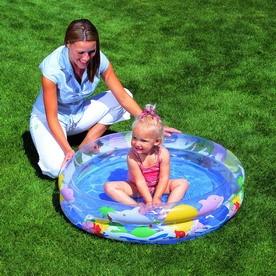 Piscina Gonflabila Copii Bestway - Transparent (91 x 20 cm) - Pret | Preturi Piscina Gonflabila Copii Bestway - Transparent (91 x 20 cm)