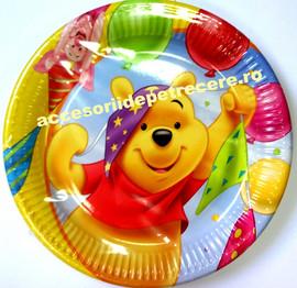 10 farfurii 23cm WINNIE THE POOH PARTY - Pret | Preturi 10 farfurii 23cm WINNIE THE POOH PARTY