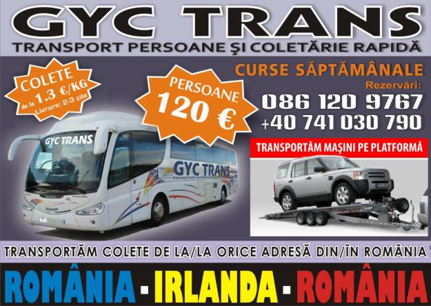 Transport persoane Irlanda - Pret | Preturi Transport persoane Irlanda