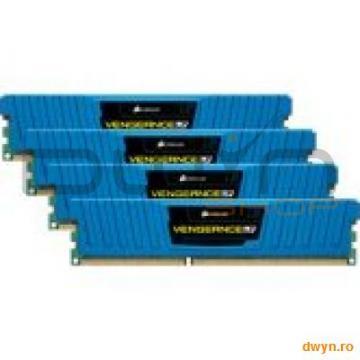 Corsair DDR3 16GB 1600MHz, KIT 4x4GB, 9-9-9-24, radiator Blue Vengeance LP, dual channel, 1.5V - Pret | Preturi Corsair DDR3 16GB 1600MHz, KIT 4x4GB, 9-9-9-24, radiator Blue Vengeance LP, dual channel, 1.5V