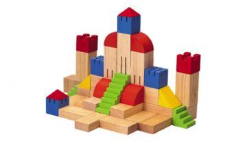 Plan Toys Cuburi creative lemn - Pret | Preturi Plan Toys Cuburi creative lemn