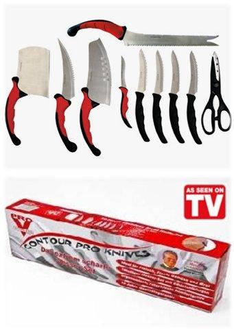 CONTOUR PRO KNIVES Setul de Cutite VAZUTE LA TV! - Pret | Preturi CONTOUR PRO KNIVES Setul de Cutite VAZUTE LA TV!