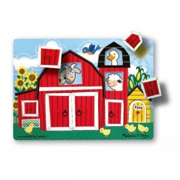 Melissa &amp; Doug - Puzzle Cucu-Bau Ferma Animalelor - Pret | Preturi Melissa &amp; Doug - Puzzle Cucu-Bau Ferma Animalelor