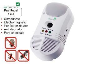 Pestmaster Pest Repel 5 in 1 anti daunatori si purificator de aer (450mp) - Pret | Preturi Pestmaster Pest Repel 5 in 1 anti daunatori si purificator de aer (450mp)