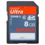 Card memorie Sandisk SDHC 8GB Ultra II 20MB/s - Pret | Preturi Card memorie Sandisk SDHC 8GB Ultra II 20MB/s