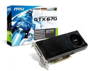 VIDEO MSI GTX PCI-E 2GB GDDR5 256 BIT N670GTX-PM2D2GD5/OC - Pret | Preturi VIDEO MSI GTX PCI-E 2GB GDDR5 256 BIT N670GTX-PM2D2GD5/OC