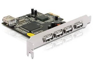 Placa PCI Express 4 porturi USB 2.0, Delock 89135 - Pret | Preturi Placa PCI Express 4 porturi USB 2.0, Delock 89135