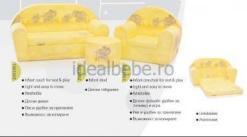 Bertoni - Sofa din material textil - Pret | Preturi Bertoni - Sofa din material textil