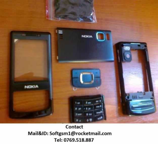 Carcasa Nokia 6500 SLIDE Black (CULOARE NEAGRA) ORIGINALA NOUA - Pret | Preturi Carcasa Nokia 6500 SLIDE Black (CULOARE NEAGRA) ORIGINALA NOUA