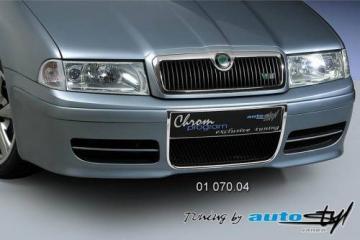 Ornament crom numar inmatric. fata RS Skoda Octavia I - Pret | Preturi Ornament crom numar inmatric. fata RS Skoda Octavia I